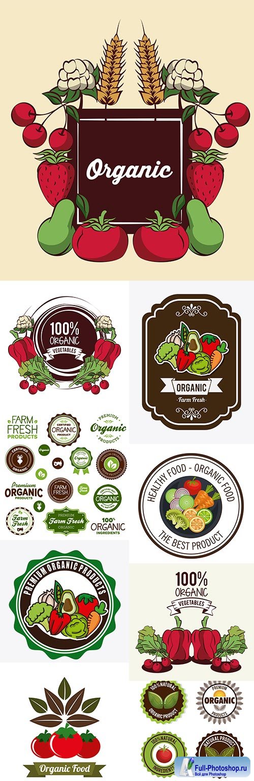 Natural ecological products 100% quality label