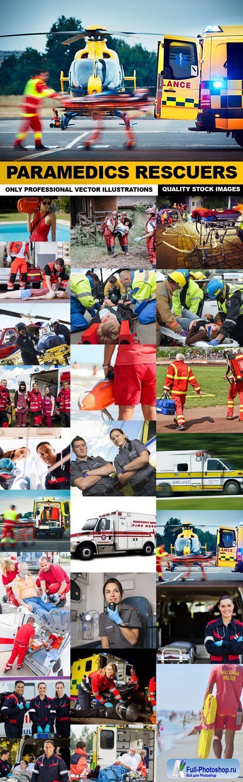 Paramedics Rescuers - 25 HQ Images