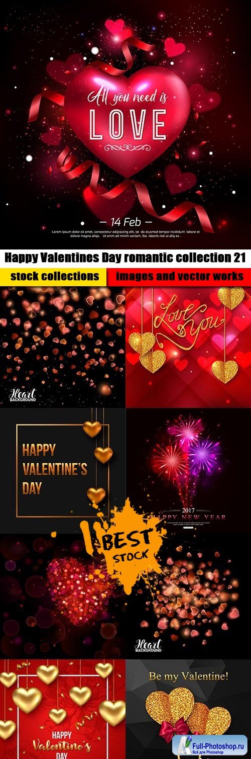 Happy Valentines Day romantic collection 21