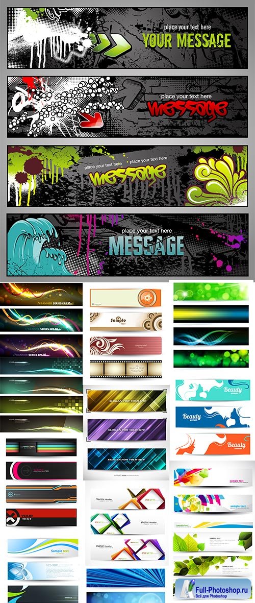 Banners Collection #2 - 30 Vector
