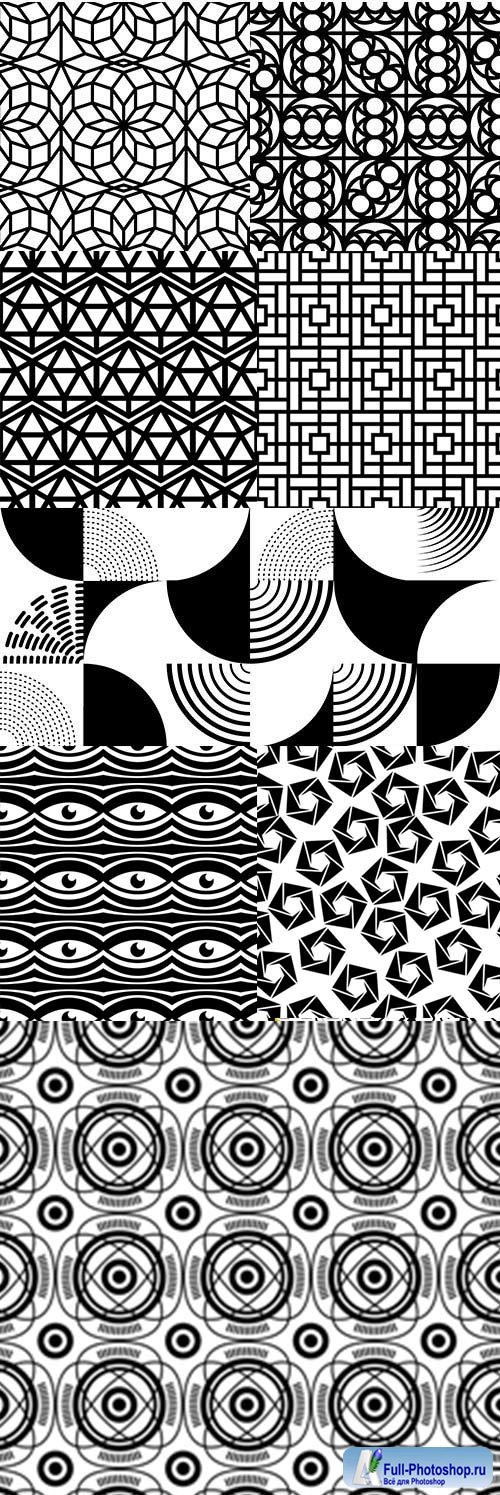 Modern abstract geometry seamless pattern design 22