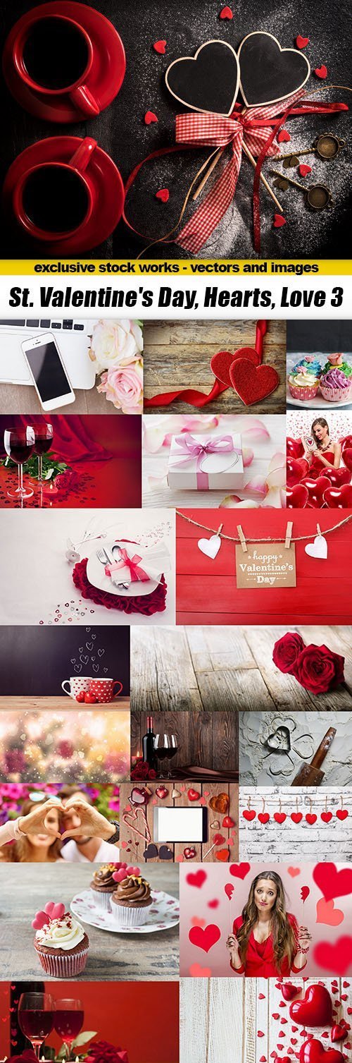 St. Valentine's Day, Hearts, Love #3, 21xJPG
