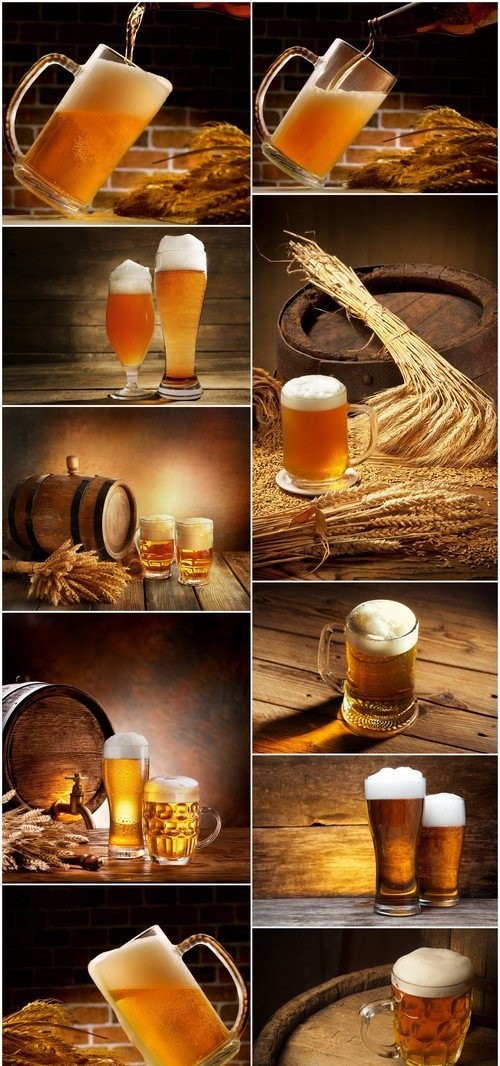 Glasses of beer 10X JPEG