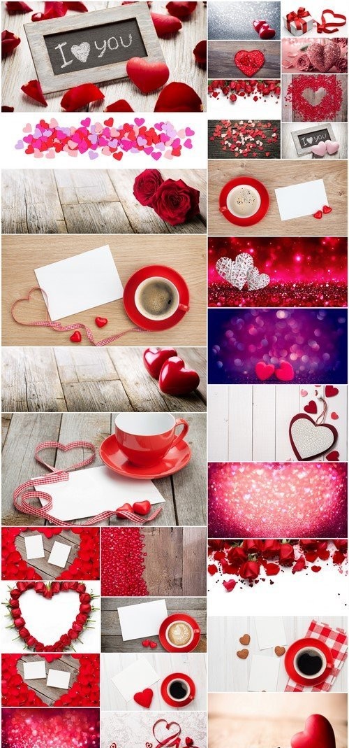 Symbols on Valentines Day 30X JPEG