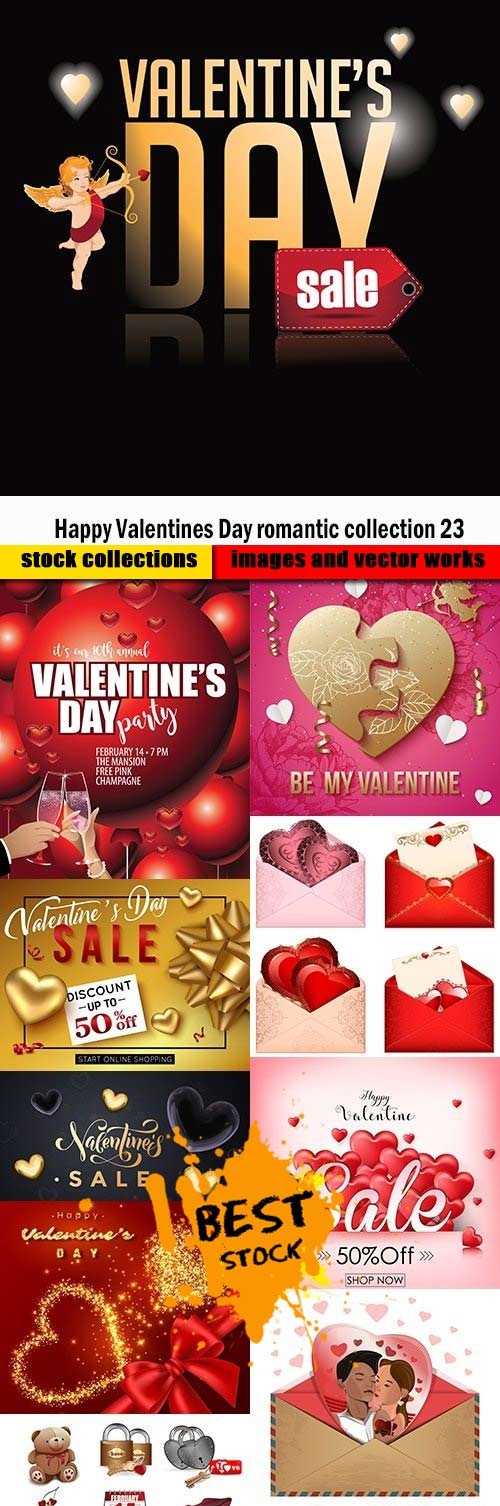 Happy Valentines Day romantic collection 23