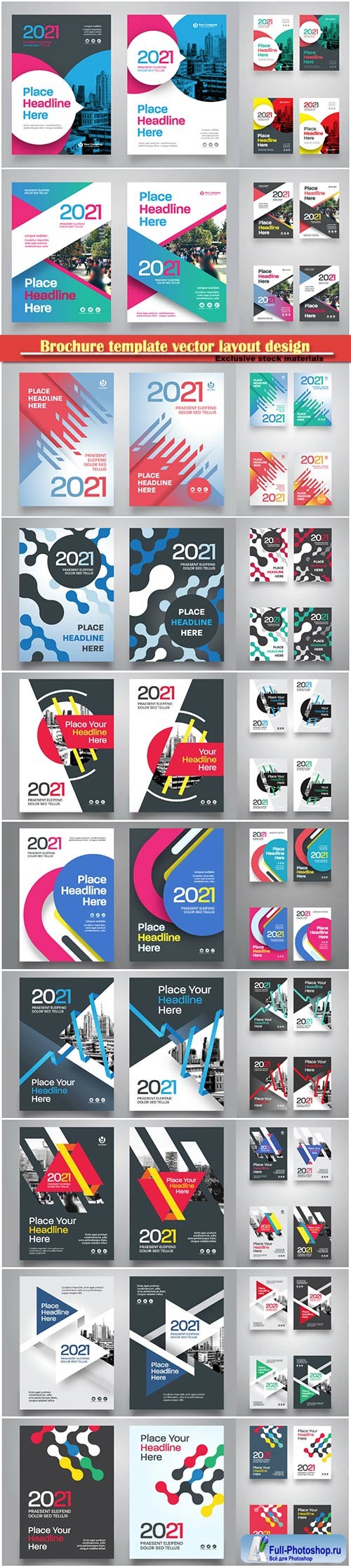 Brochure template vector layout design, corporate business annual report, magazine, flyer mockup # 145