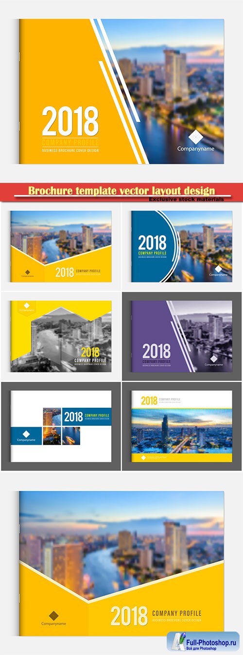 Brochure template vector layout design, corporate business annual report, magazine, flyer mockup # 160