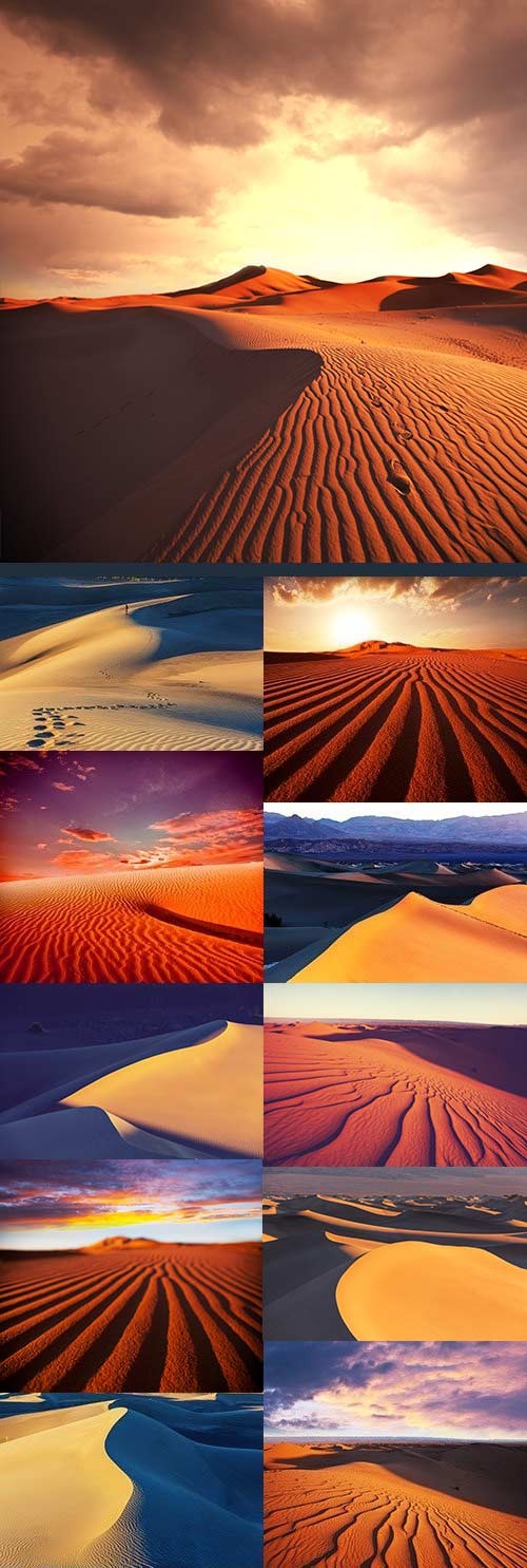 Desert Morocco sand beautiful landscape at sunrise