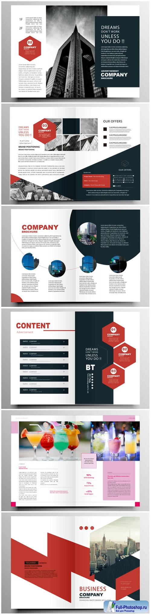 Brochure template vector layout design, corporate business annual report, magazine, flyer mockup # 192
