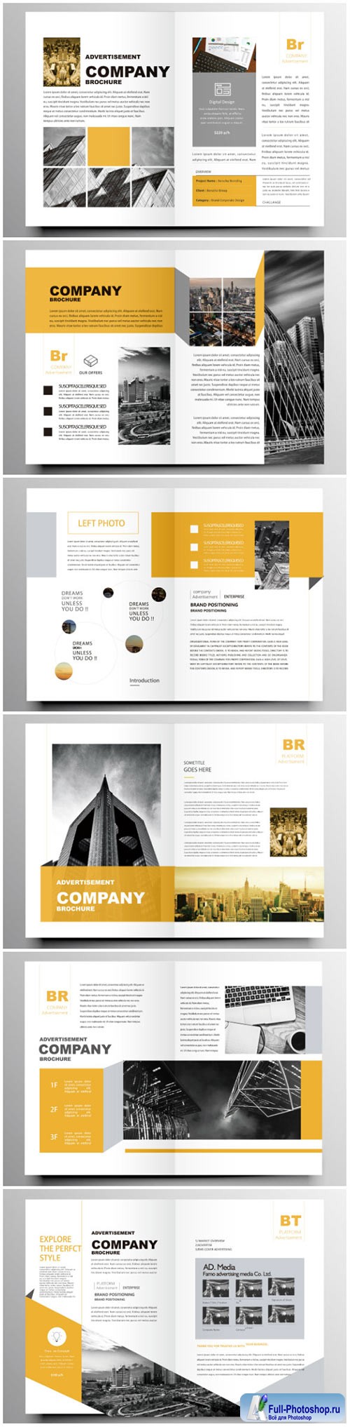 Brochure template vector layout design, corporate business annual report, magazine, flyer mockup # 198