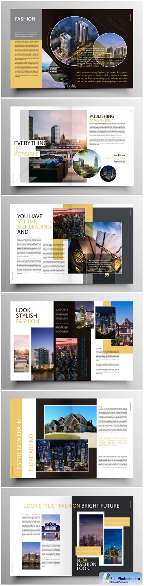 Brochure template vector layout design, corporate business annual report, magazine, flyer mockup # 196