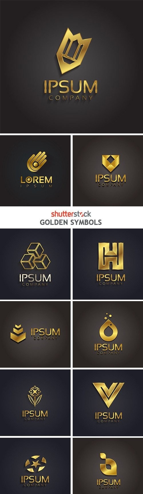 EM-Golden Symbols-25xEPS
