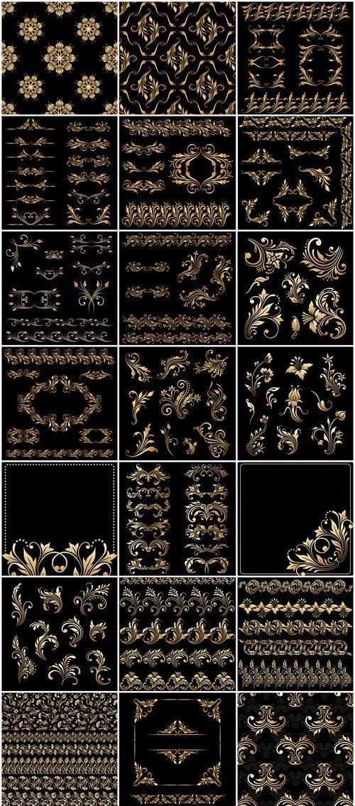 Decorative ornament and elements of design - 24xEPS