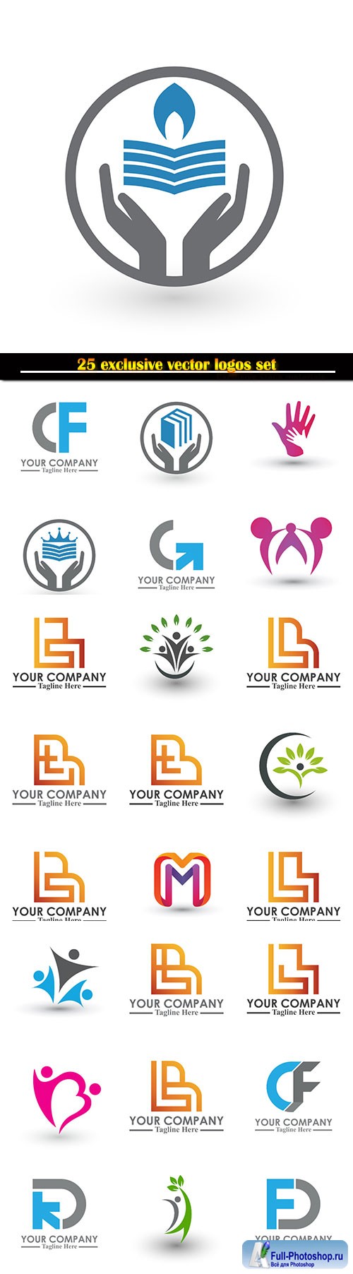 Logo business vector illustration template # 130