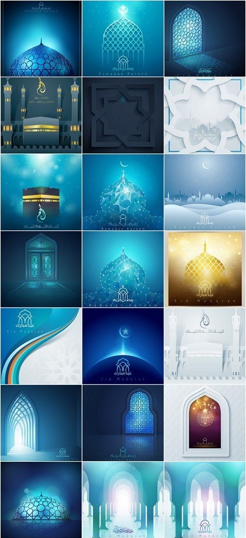 Arab and Islamic design templates - 24xEPS