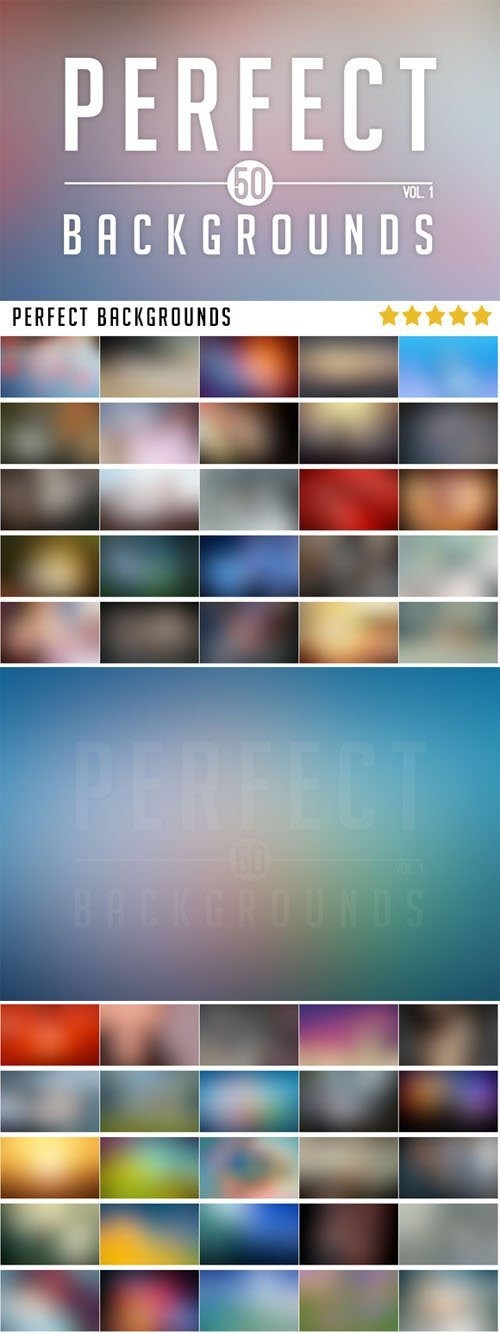 50 Perfect Blurred Backgrounds Vol.1 - CM 19991