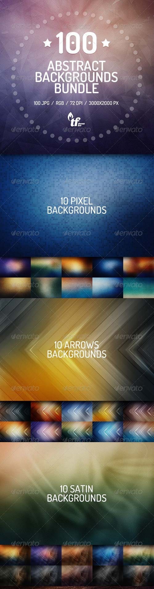 GR-100 abstract backgrounds bundle 7577567
