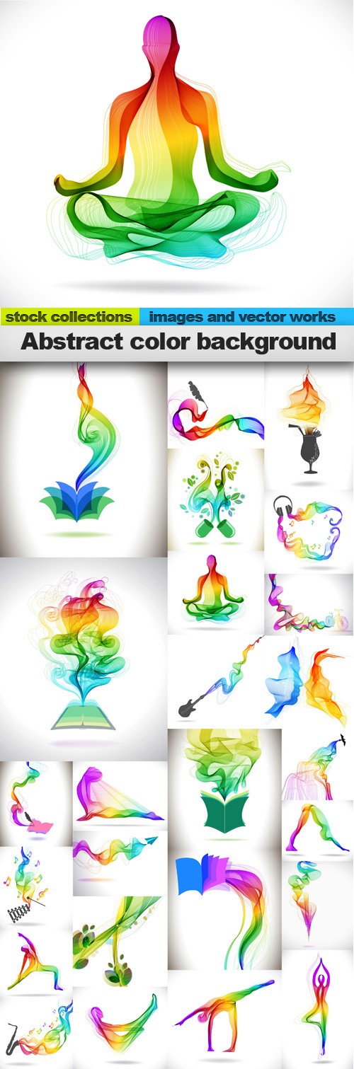 Fotolia - Abstract Color Backgrounds 25xEPS