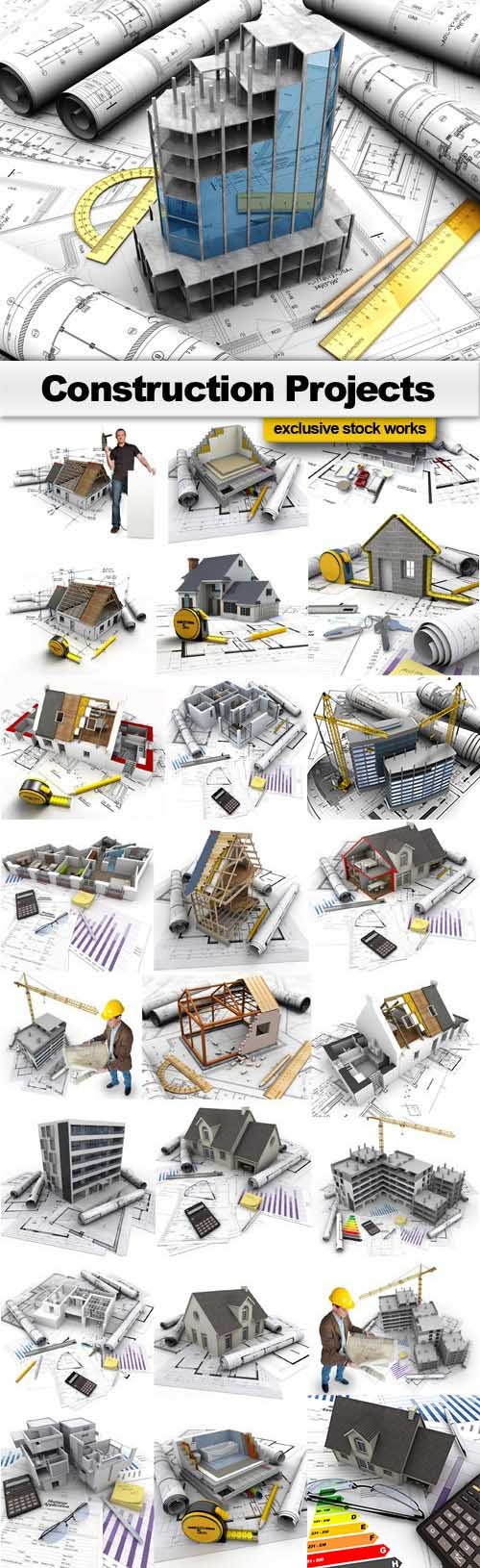 Construction Projects & Technical Drawings 25xJPG