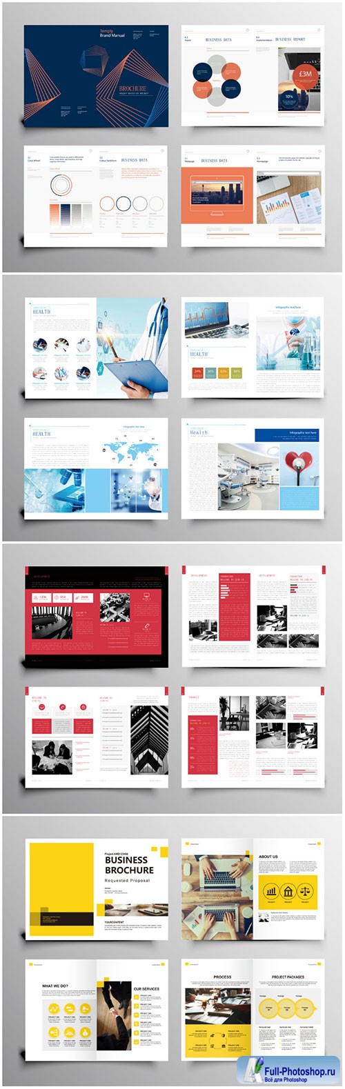 Brochure template vector layout design, corporate business annual report, magazine, flyer mockup # 233