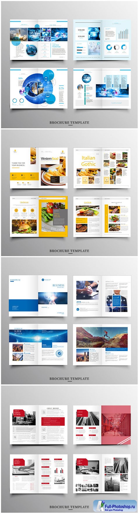 Brochure template vector layout design, corporate business annual report, magazine, flyer mockup # 243