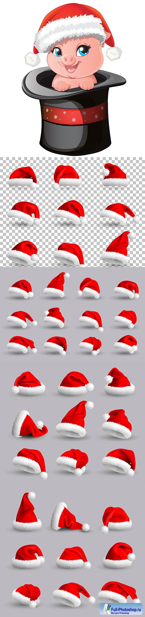 Santa Claus Christmas Hats