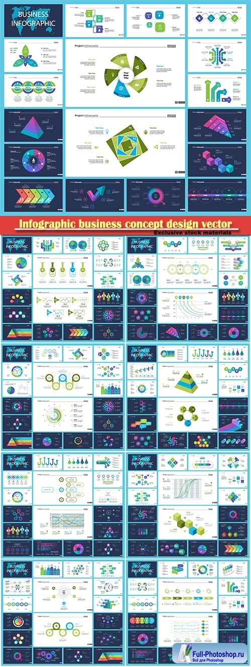 Infographic business concept design vector illustration
