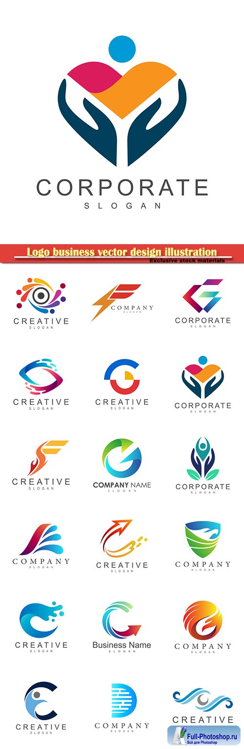 Logo business vector design illustration # 30