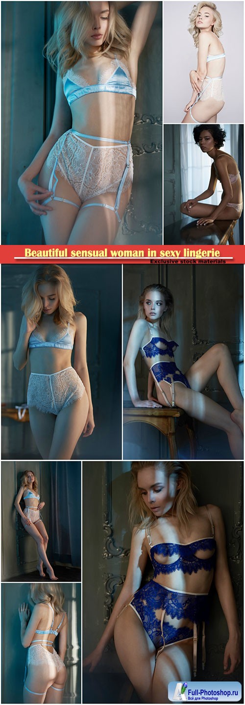Beautiful sensual woman in sexy lingerie