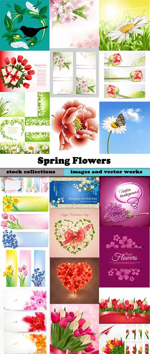 Spring Flowers 25 eps