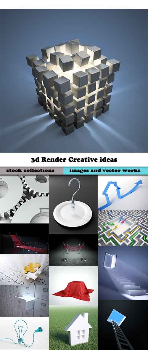 3d Render Creative ideas Stock images #2 - 25 HQ jpg
