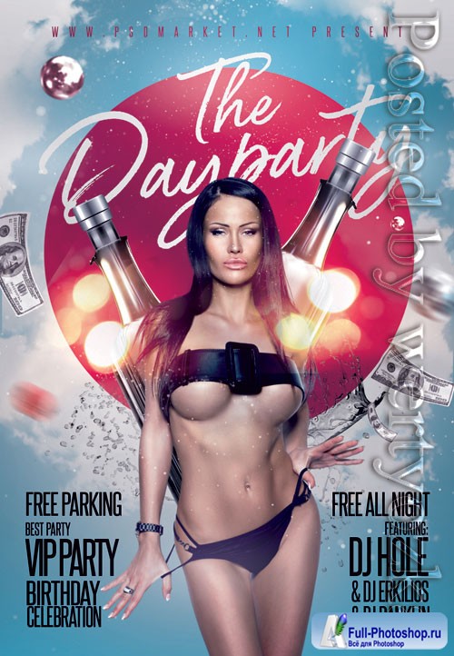 The day party - Premium flyer psd template