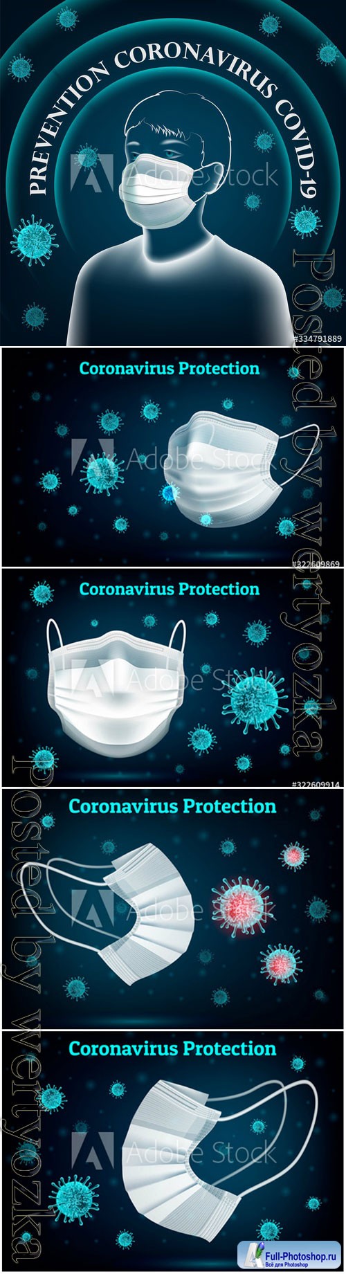 Coronavirus epidemic COVID -19 vector design