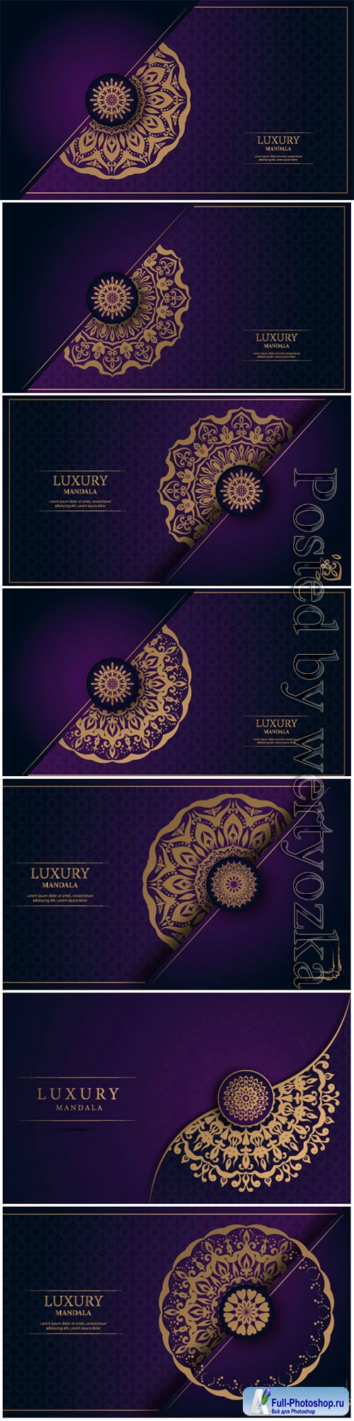 Luxury decorative mandala vector background