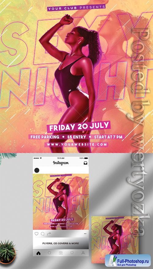 Sexy Night - Premium flyer psd template