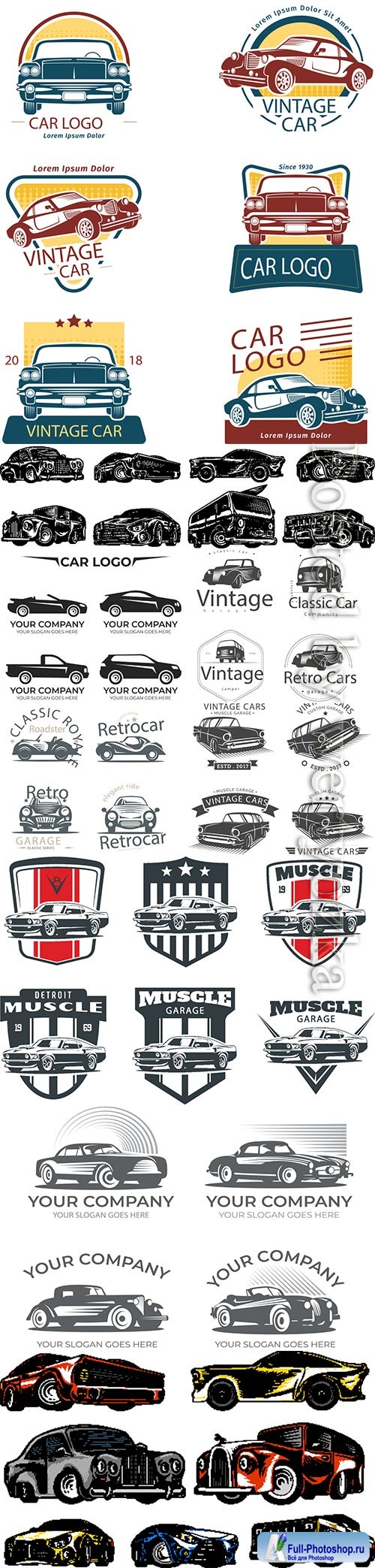 Car logo vector collection