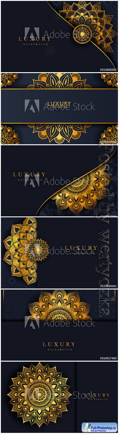 Luxury background with gold islamic arabesque mandala ornament