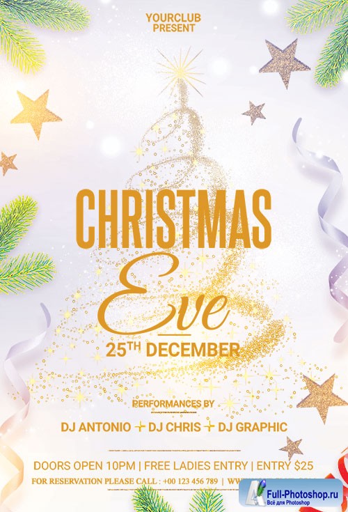 Christmas Eve - Premium flyer psd template