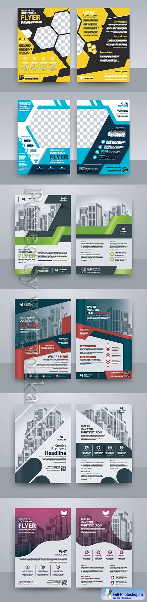 Business vector template for brochure, annual report, magazine 