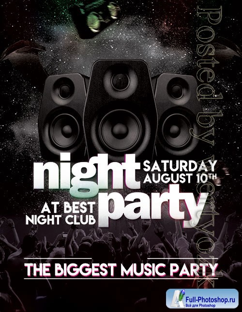 Night Party - Premium flyer psd template