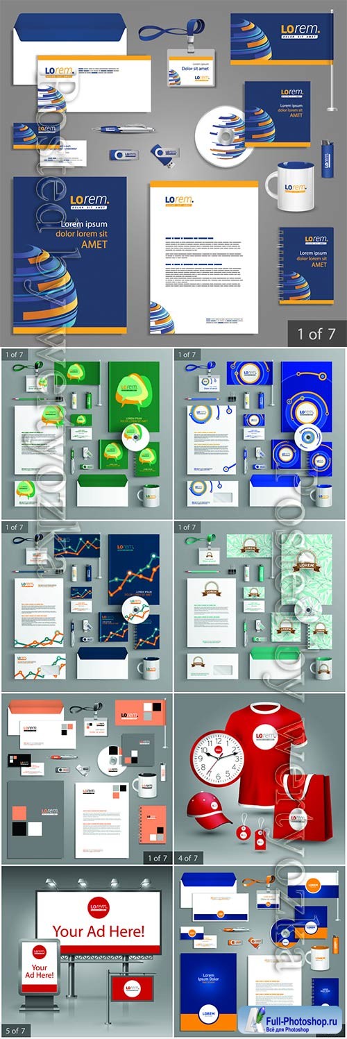Corporate identity template and promotional gifts # 2