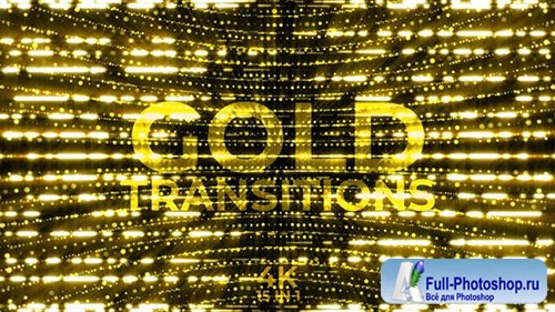 Videohive - Gold Transitions - 24996527