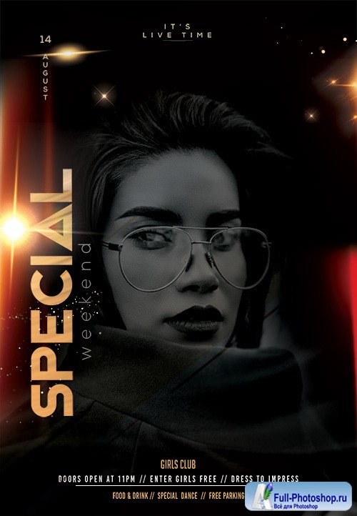 Special Weekend - Premium flyer psd template