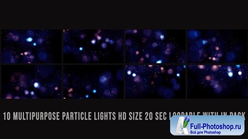 Videohive - Multipurpose Particle Lights Pack - 24975748