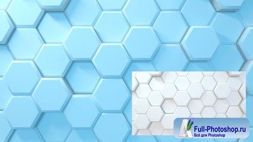 Videohive - Clean Hexagons 86 - 24972139