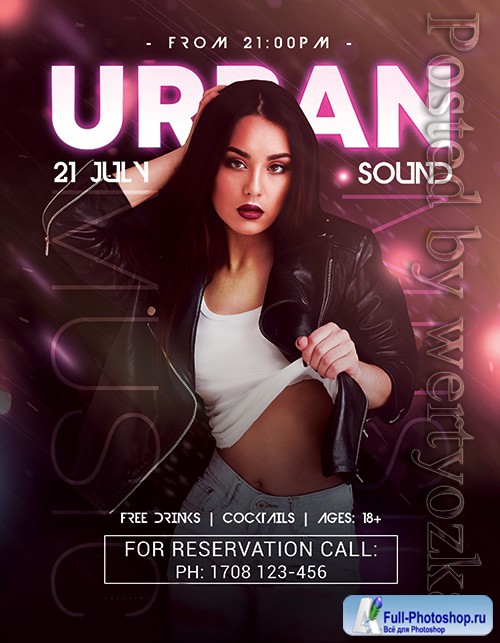 Urban Sound - Premium flyer psd template