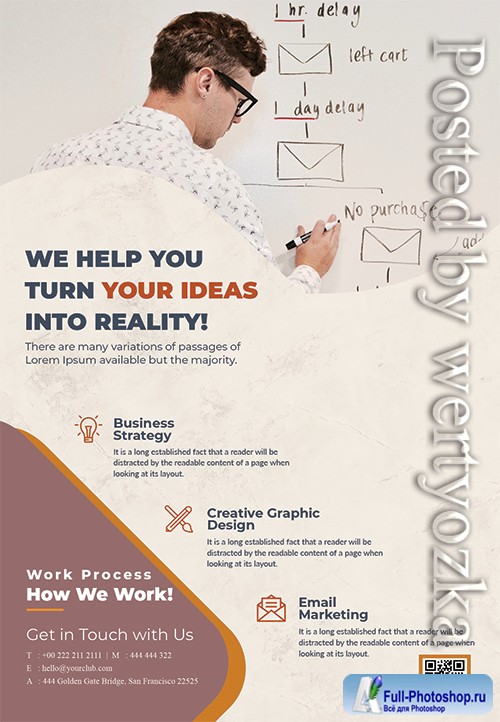 Marketing Agency - Premium flyer psd template