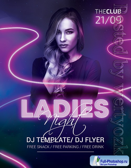 Ladies Night - Premium flyer psd template