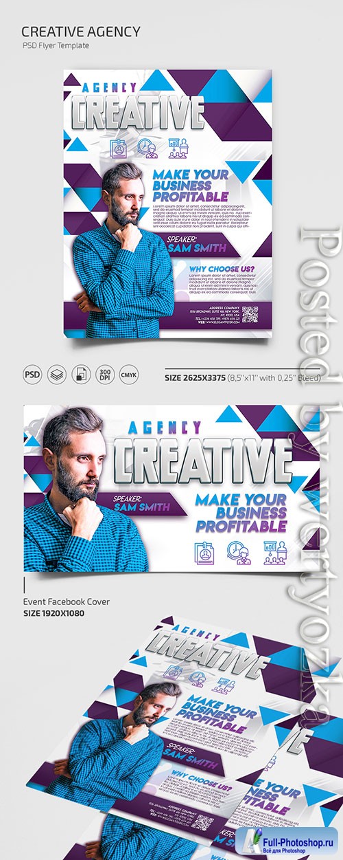 Creative Agency - Premium flyer psd template
