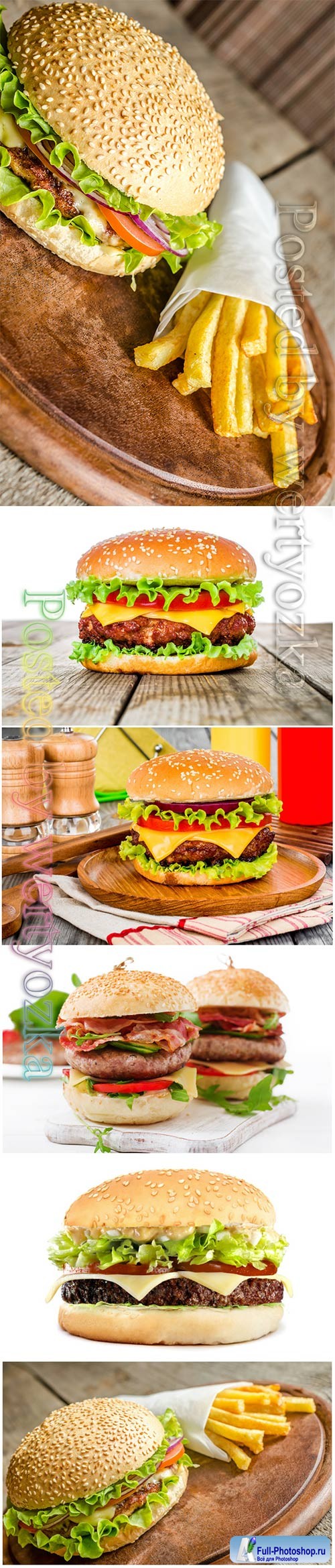 Cheeseburger, hamburger beautiful stock photo